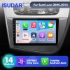 For Seat LEON 2005-2012 T75 Upgrade from T72 Android 14 UIS7865 Car Radio Carplay