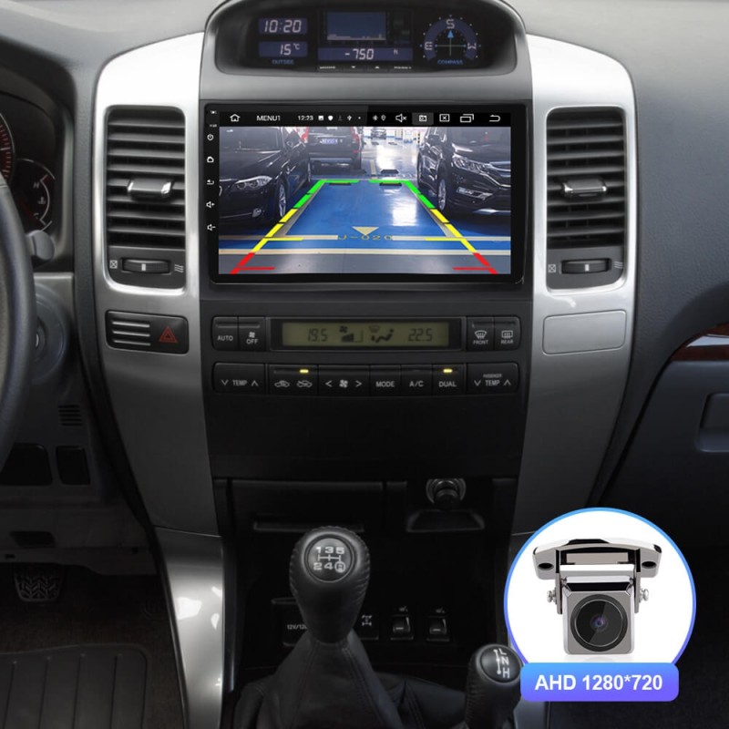Isudar Auto radio 8 core GPS For TOYOTA/Prado J120 2004-2009