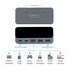 SUDAR USB Docking For Tesla Model Y Model 3 2021 USB HUB Splitter Station Extender Mobile Fast Charging Data Transfer Type-C