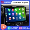 ISUDAR T72 2K 13.1 Inch 8 Core Android 12 Car Radio For Skoda Superb 3 2016-