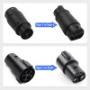ISUDAR Electric Vehicle Charging Connector J1772 Type 1 to IEC 62196 Type 2 EV Car Adapter Type 1 to Tesla Model Y/S/3 Electric