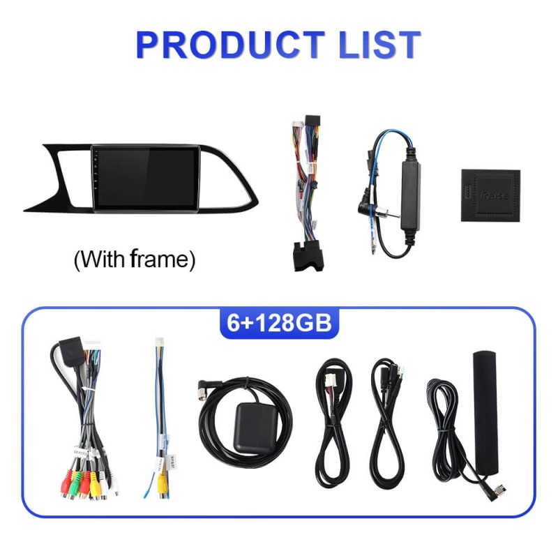 For Seat LEON 2012-2020 T75 Upgrade from T72 Android 14 UIS7865 Car Radio