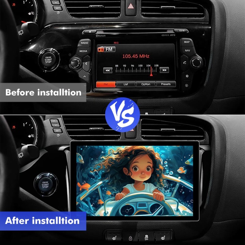 NEW! 11.5” Android 13 For Kia Ceed Cee'd 2 JD 2012-2016  Multimedia Player Car Radio with Carplay&Android Auto
