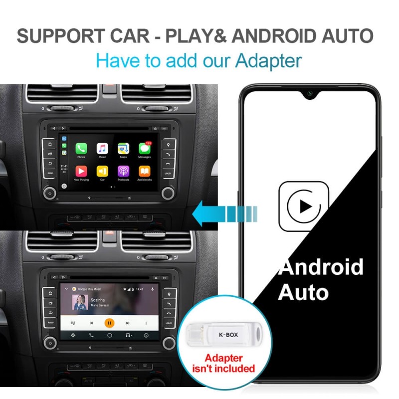 Clearance Sale! Isudar 7 inch Auto radio 2 Din PX6 For VW/Golf/Tiguan/Skoda/