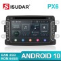 Isudar PX6 1 Din Android 11 Car Radio For Dacia/Duster/Renault/Xray 2/Logan