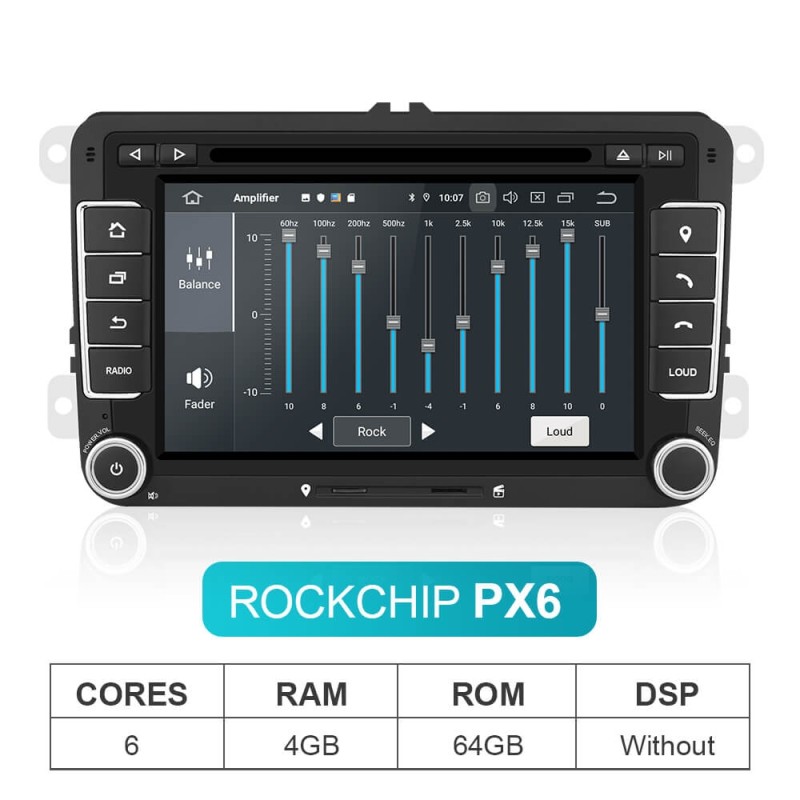 Clearance Sale! Isudar 7 inch Auto radio 2 Din PX6 For VW/Golf/Tiguan/Skoda/