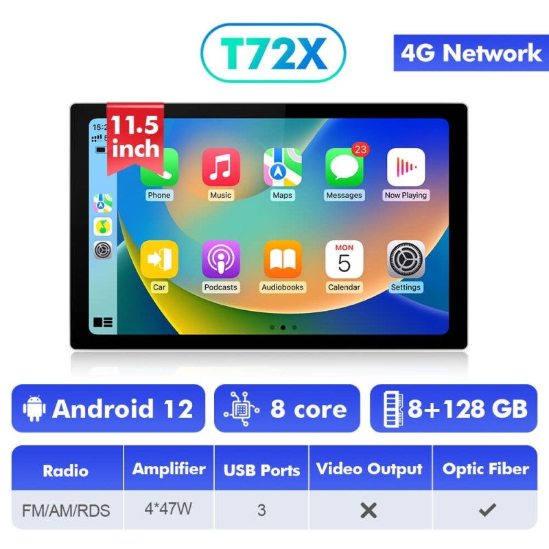 New! Android 13 universal Car Multimedia 11.5 inch 13.1 inch Player Radio Stereo Navigation