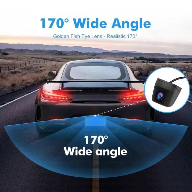 Isudar Rear View Parking Camera AHD 720P Waterproof Antijamming Suit For ISUDAR Android Series Car Stereo and CarPlay & Android Auto Kit module