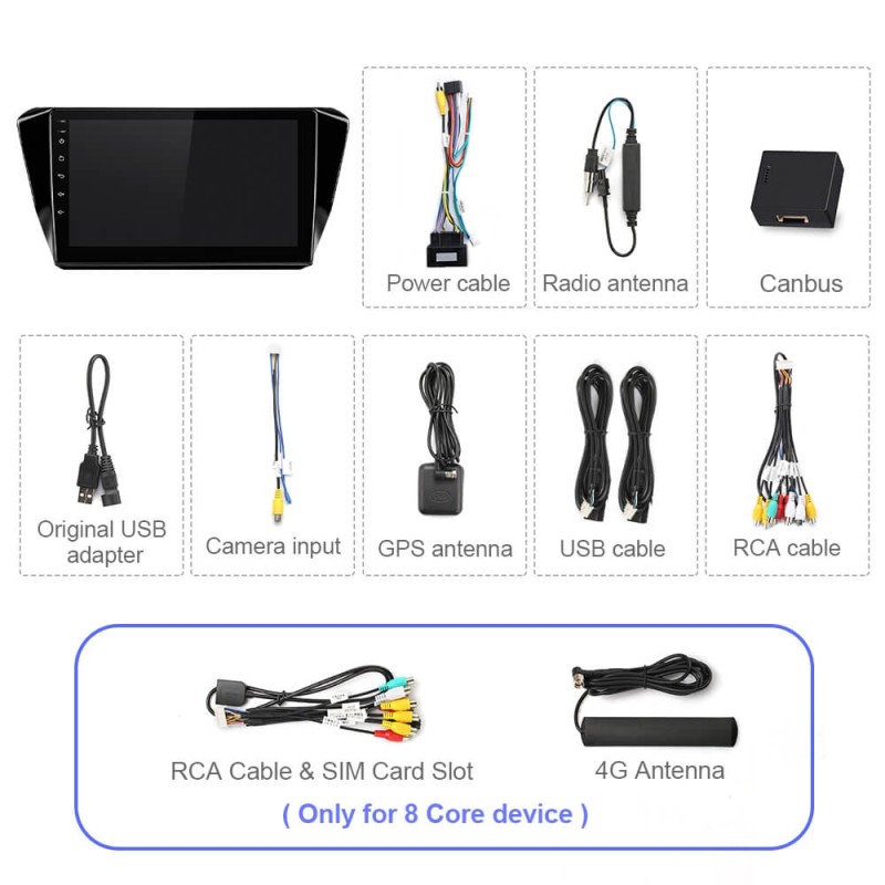 T72 QLED Car Radio Multimedia Player Navigation stereo Navi For Skoda Superb 3 2016-