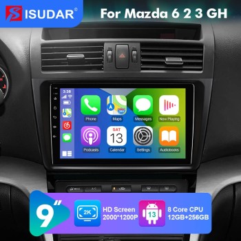NEW! T72/T78P series Android 13 Car Radio For Mazda 6 2 3 GH 8Core Carplay