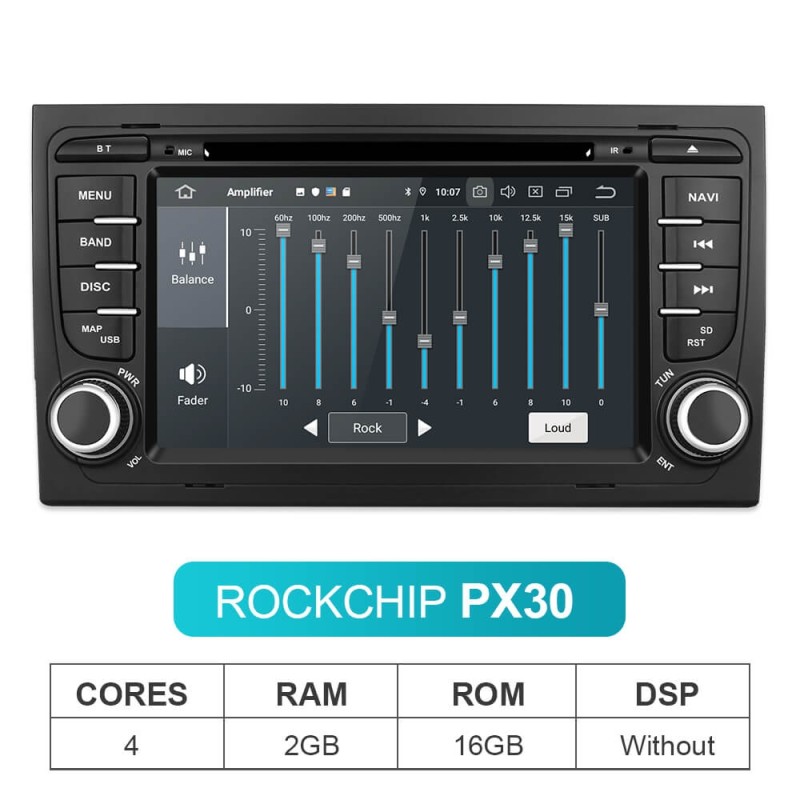 Clearance Sale！Isudar PX6 2 Din Android 10 Car Multimedia Player GPS DVD For Audi A4 A6