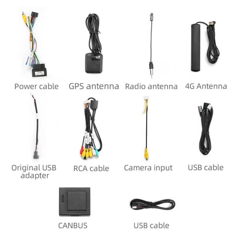 ISUDAR T72 QLED Android 10 Car Radio For Citroen C4 C-Triomphe C-Quatre 2004-2009