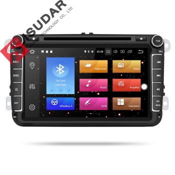 ISUDAR 2 Din Auto radio Android 9 Octa core For Skoda/Seat/Volkswagen/VW/Passat b7/POLO/GOLF