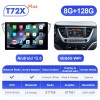 ISUDAR T72 2K 13.1 Inch Android 12 Car Radio For Hyundai Solaris 2 Verna 2017-2020