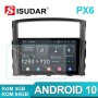 Isudar PX6 Android 10 1 Din Auto Radio For Mitsubishi/Pajero 2006-2014