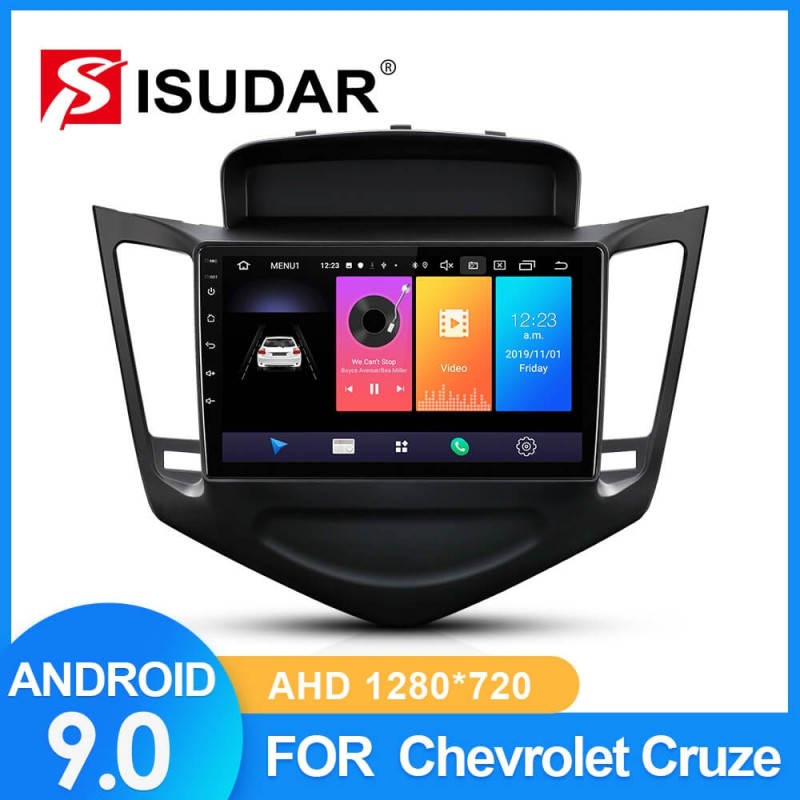 ISUDAR Car Radio For Chevrolet Cruze J300 2013 2014 2015 2 din Android 9 2+32G