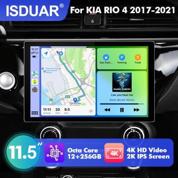 NEW! 11.5” Android 13 For Kia Rio 4 2017-2021 Carplay Car Radio 2K IPS Screen