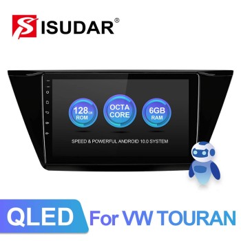 Isudar 4G Auto Radio For VW/Volkswagen/TOURAN 2016 2017 2018-