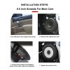 ISUDAR SU601C Car Coaxial Hifi Speakers 2 Pcs 6.5 Inch 2 Way Vehicle Door