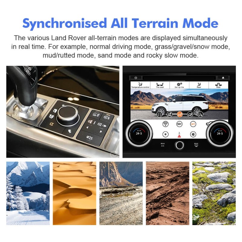 AC Panel 9 inch Touch LCD Screen For Range Rover Sport L494 (2014-2017) Climate Control Car Air Conditioning Board