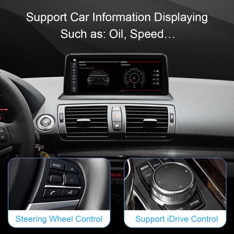 Isudar 10.25" ROM 64g For BMW 1 Series 118i 120i E81 E82 E87 E88 Android 10.0