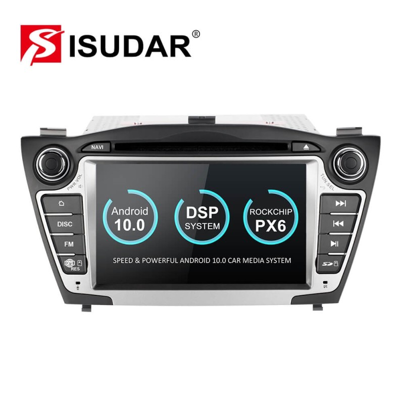 Clearance Sale！Isudar PX6 2 Din Android 10 Car Multimedia Player GPS For Hyundai/IX35/TUCSON