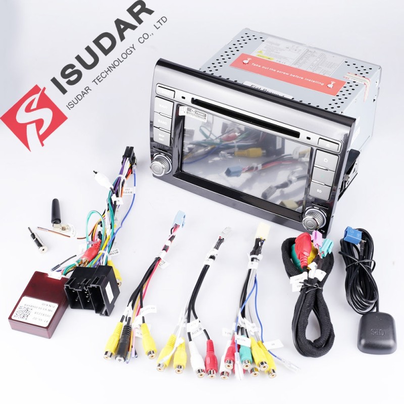 ISUDAR 2 Din Auto radio Android 9 Octa core For Fiat/Bravo 2007-2012