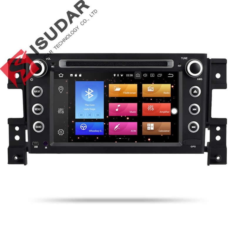ISUDAR 2 Din Auto radio Android 9.0 Octa core For SUZUKI/Grand Vitara