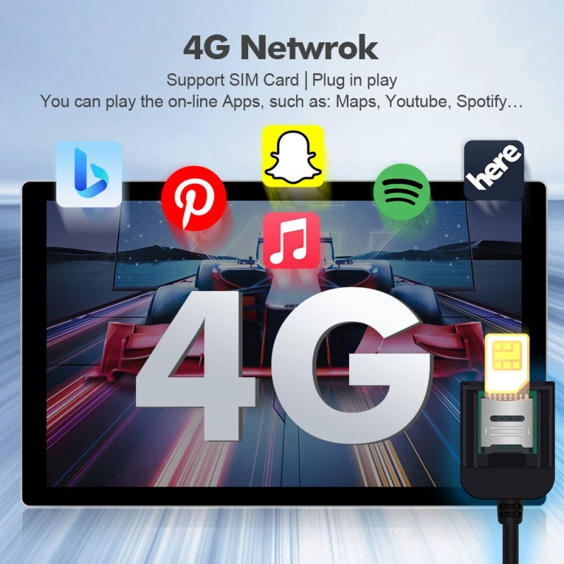 T72/T10s Android 13 universal Car Multimedia 9 inch 10 inch Player Radio Stereo Navigation