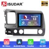 Q6 Qualcomm Android 13 For Honda Civic 2006-2012 9" screen multimedia car radio DSP ADAU