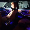 20 in 1  LED Symphony Flowing Colorful Interior Gradient Lamp Atmosphere for Car inside automotive neon fiber optic strip DIY