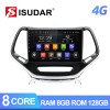 T72 QLED Car Radio For Jeep Cherokee 5 KL 2014-2018 8GB ROM 128GB
