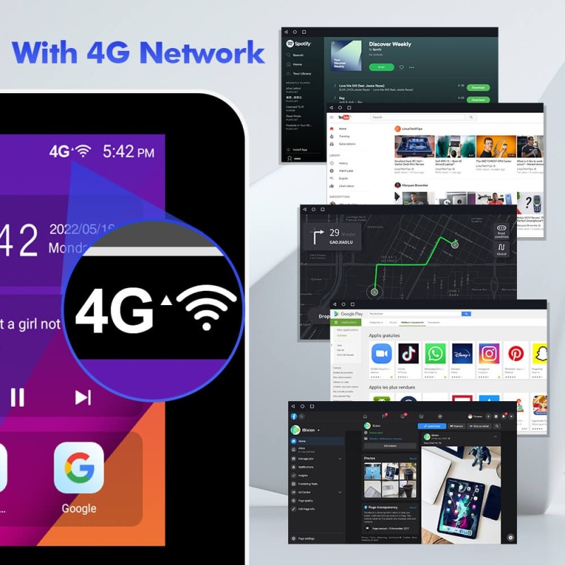 T72 system 10.33 Inch Carplay Car Radio For Jeep Renegade 2014 2015 2016 2017