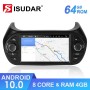 ISUDAR 1 Din Auto radio Android 10 Octa core For FIAT/Fiorino/Qubo/Citroen/Nemo/Peugeot/Bipper