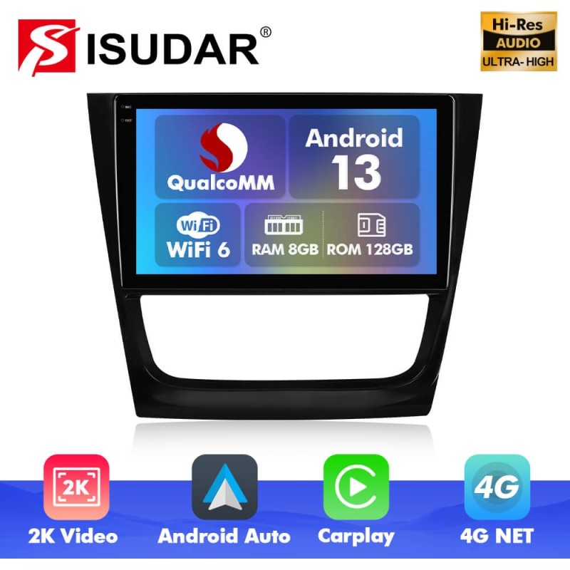 Q6 Qualcomm Android 13 For Volkswagen Gol Saveiroar 9" screen multimedia car radio DSP ADAU