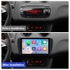 Q6 Qualcomm Android 13 For Seat Ibiza 2009-2015 9" screen multimedia car radio DSP ADAU