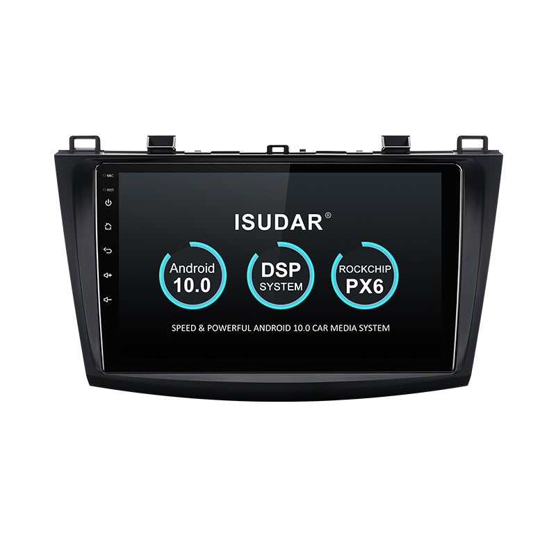 Isudar  9 inch Android Auto Radio GPS For Mazda 6 2 3 GH 2007-2012