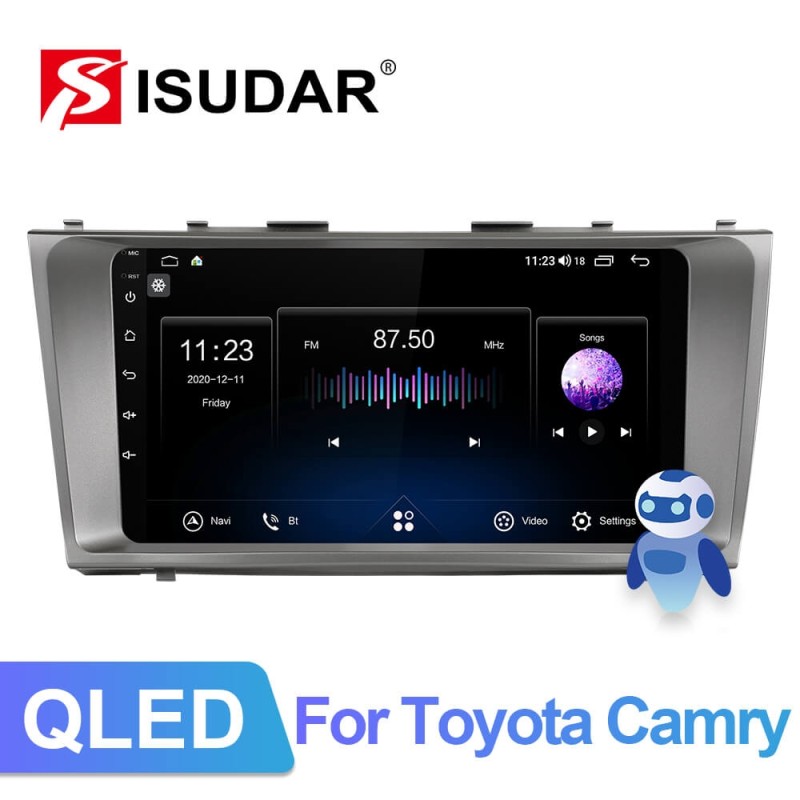 ISUDAR V72 8 core 128G Android 10 For Toyota Camry 7 XV 40 2006-2011