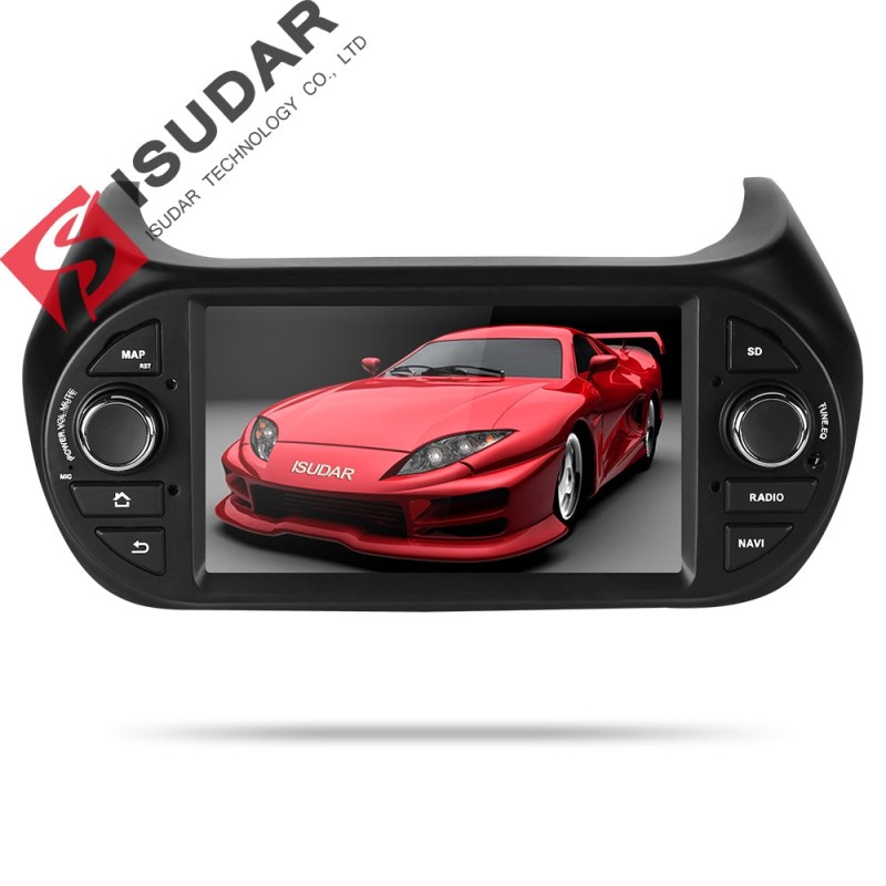 ISUDAR 1 Din Auto radio Quad core Android 9 For FIAT/Fiorino/Qubo/Citroen/Nemo/Peugeot/Bipper