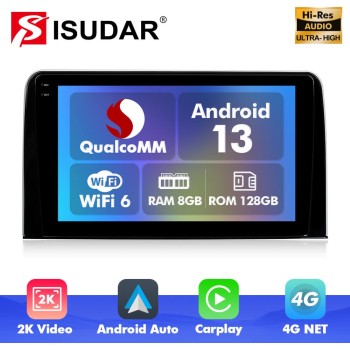 For Honda CRV 2017-2020 Q6 Qualcomm Android 13 10.1" screen music car radio DSP ADAU