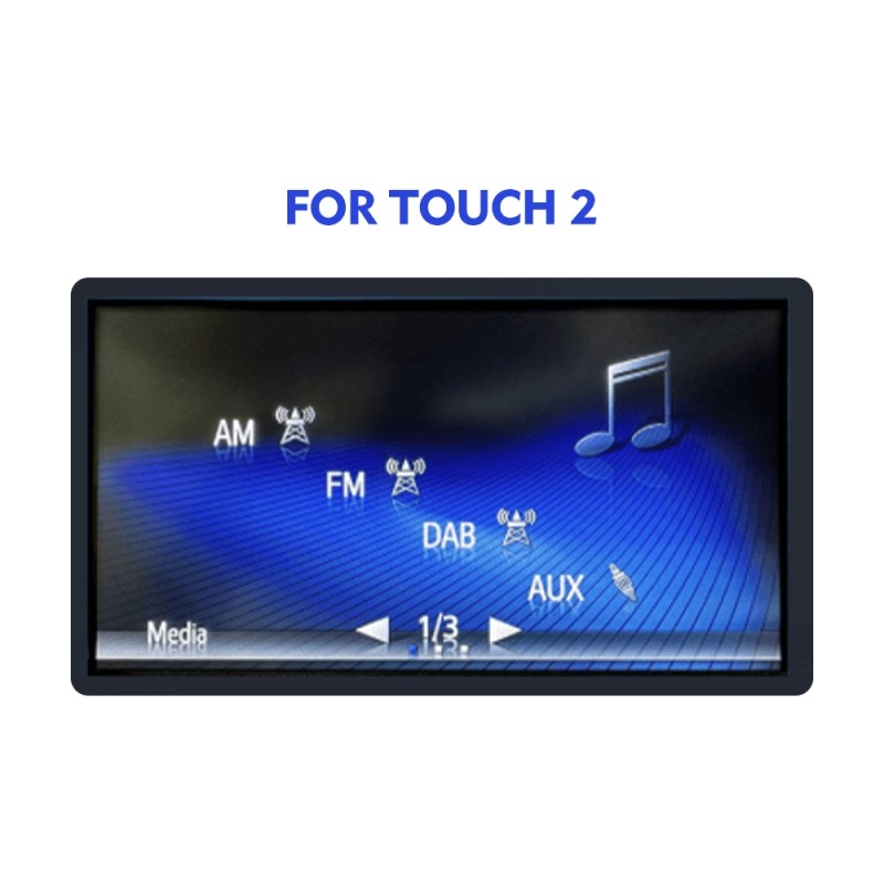 Wireless CarPlay & Android Auto Receiver Smart Box for Toyota 2014-2019 Corolla/Prius/RAV4/Highlander/Sienna/Tacoma/Yaris/Avalon/Tundra/Verso/Camry with Touch2 & Entune2.0