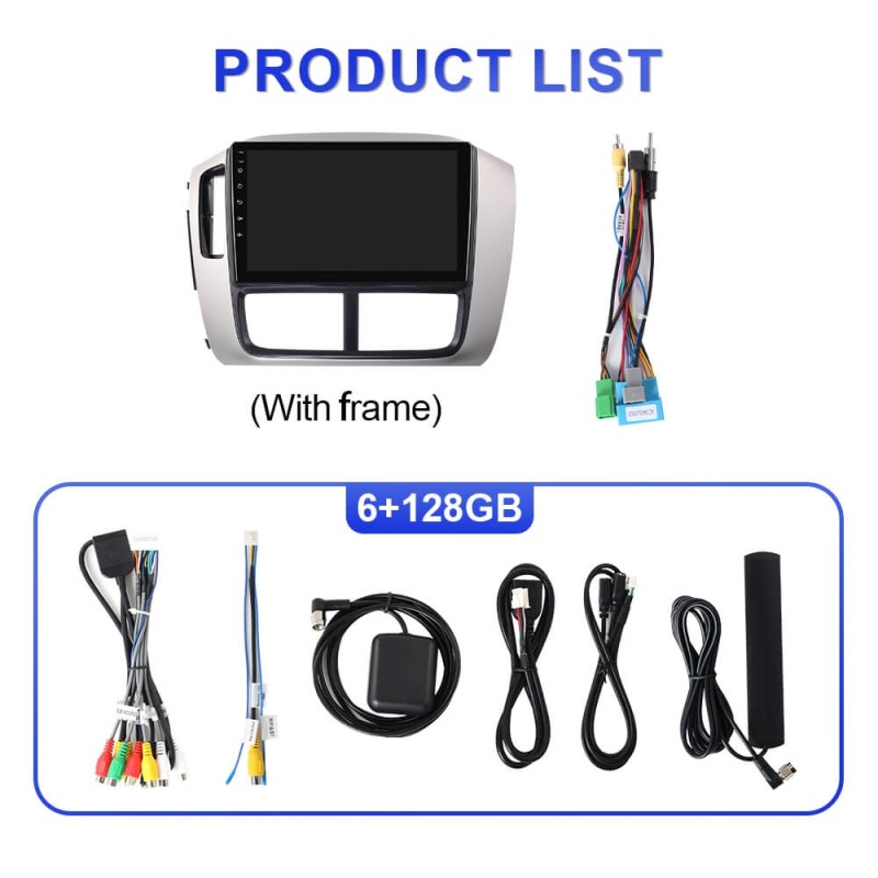 For Honda Pilot 2005-2008 Upgrade from T72 - T75 Android 14 UIS7865 Car Radio