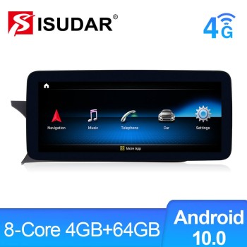 Isudar Car Autoradio Navigation Cassette GPS 4G for Mercedes Benz C Class W204 S204 2011-2013