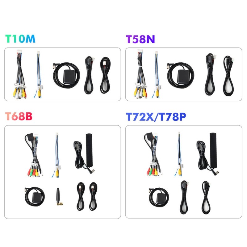 T72/T10s Android 13 universal Car Multimedia 9 inch 10 inch Player Radio Stereo Navigation