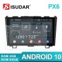 Isudar PX6 Android 10 1 Din Car Multimedia Auto Radio For Honda/CRV/CR-V 2006-2011