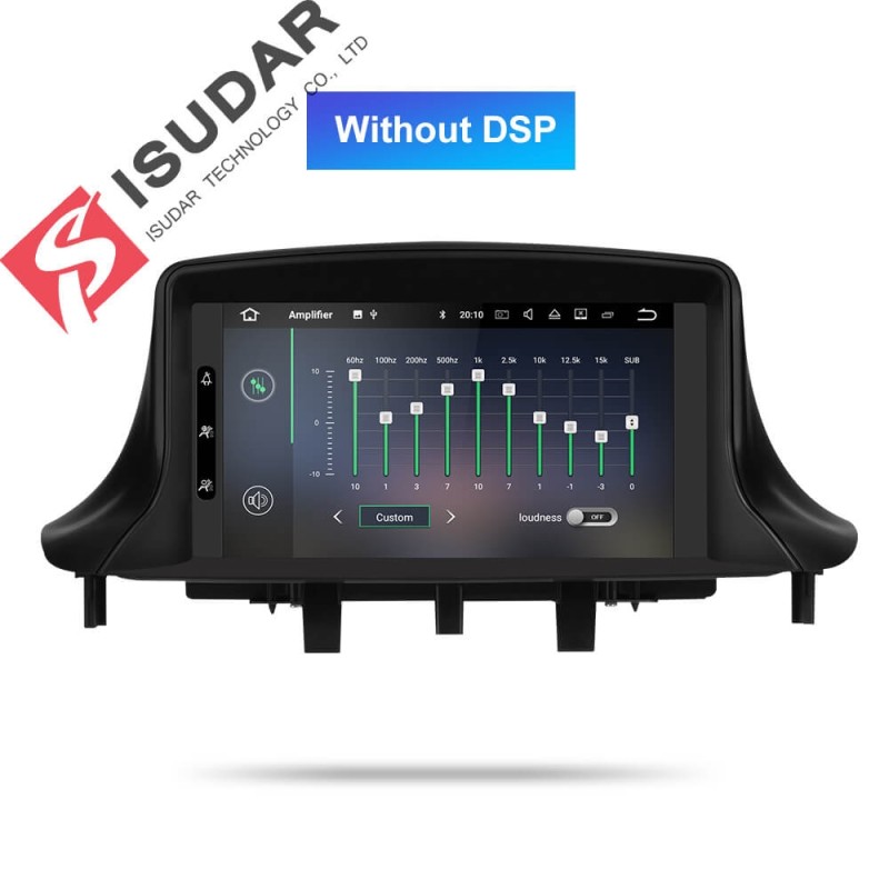 ISUDAR 2 Din Auto radio Android 9 Octa core For Renault/Megane 3