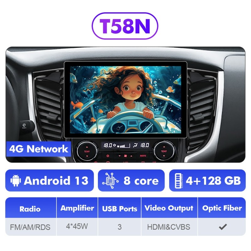 NEW! 11.5” Android 13 For MITSUBISHI TRITON L200 2015-2022 Car Radio HDMI Video Output