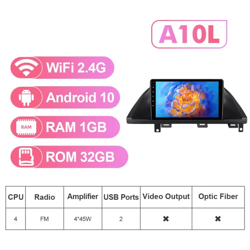 NEW! Android 10-Android 13 QLED Android Auto 9” Car Radio For Honda Odyssey 2005 - 2010