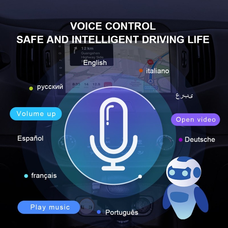 Isudar QLED RDS Car DVD player For KIA Sportage 2010 2011 2012 2013-2016