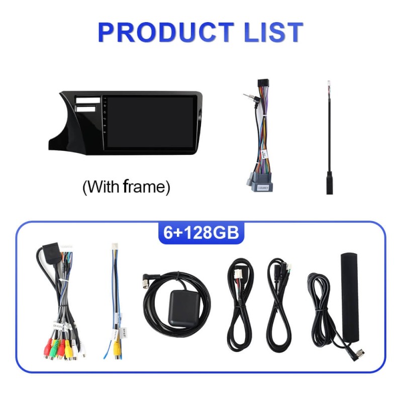 For Honda City 2014-2019 Upgrade from T72 - T75 Android 14 UIS7865 Car Radio